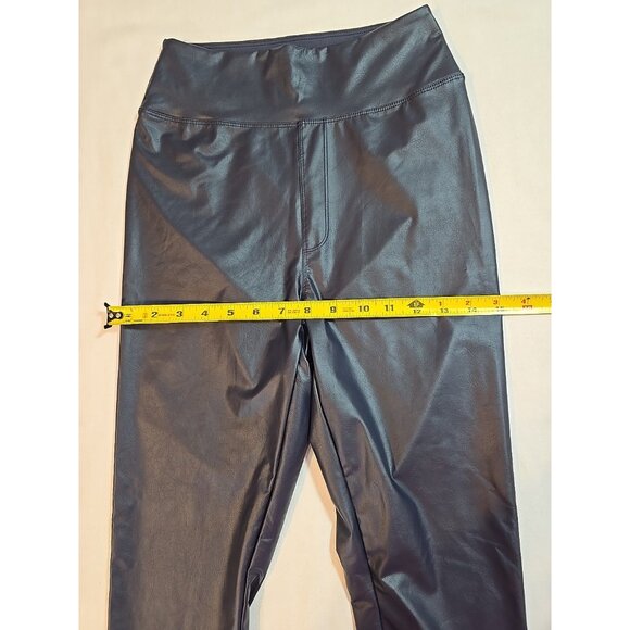 OFFLINE By Aerie Real Good Faux Leather High Rise Legging Navy Size M  New - Picture 12 of 16